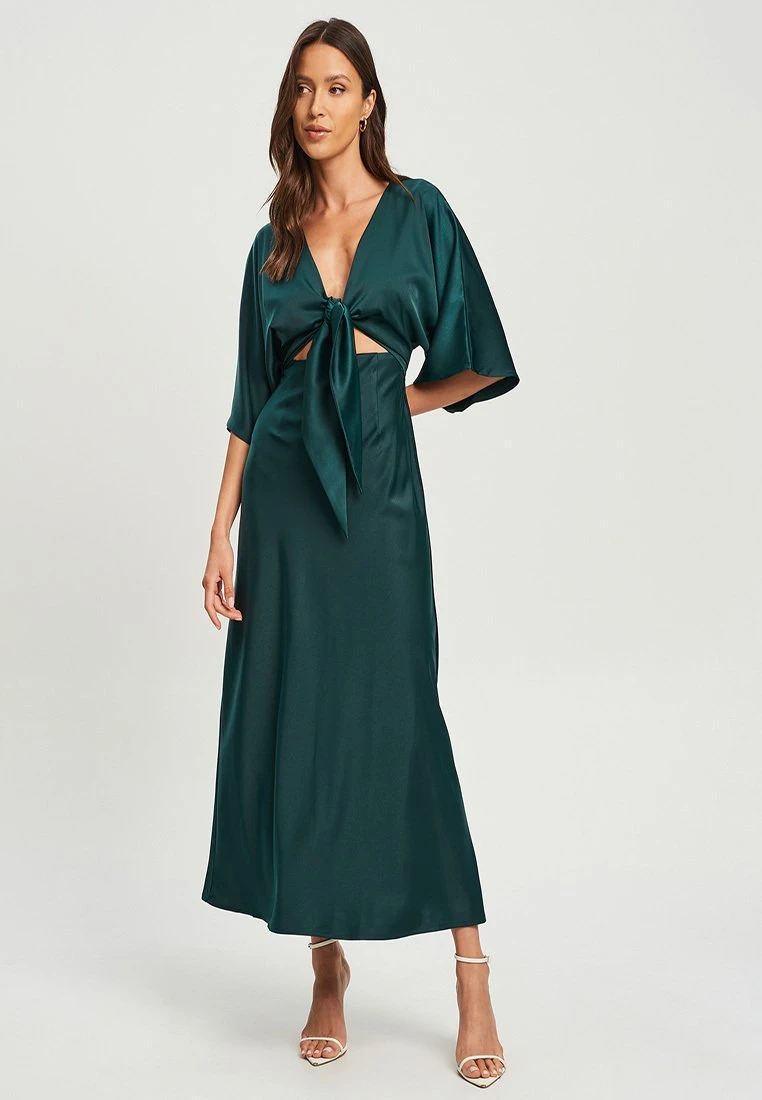 Tussah Kailani - Jurk - Emerald 2 Tussah Kailani - Jurk - Emerald - Afbeelding 2