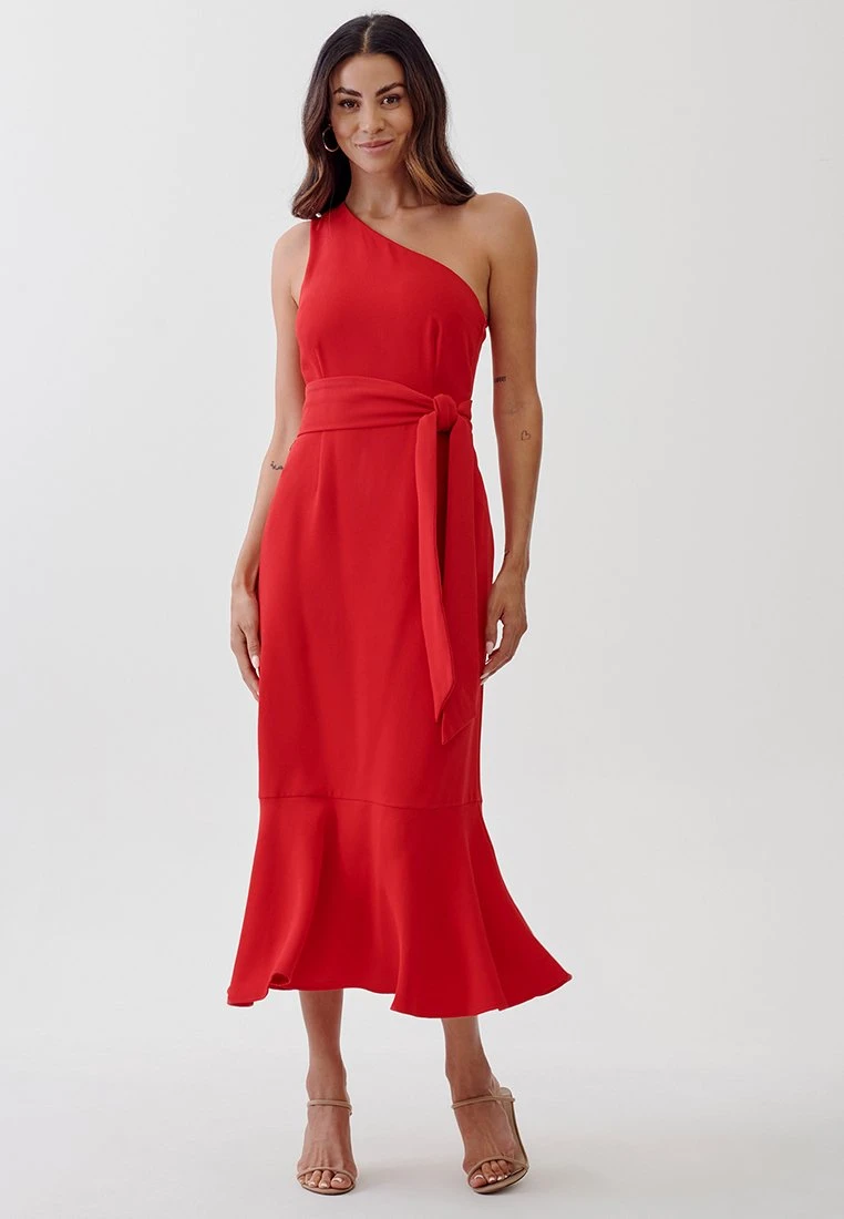 Tussah Hayley - Jurk - Red 1 Tussah Hayley - Jurk - Red