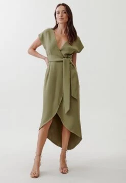 Tussah Selena - Maxi-Jurk - Khaki