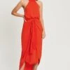 Tussah Tanya - Maxi-Jurk - Coral