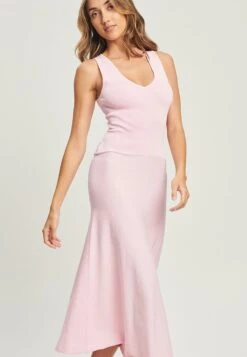 Tussah Emilie- Gebreide Jurk - Pale Pink -Tussah db50ccadaae54d93901655e7908f7a70