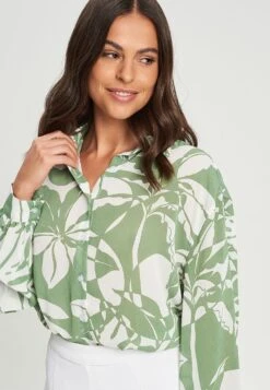 Tussah Selena - Overhemdblouse - Tropicana Khaki -Tussah dd1d9d67b3324d01b11aa3671eb41e58