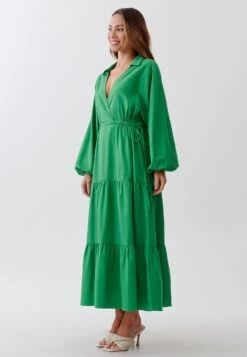 Tussah Ninah - Maxi-Jurk - Green 9 Tussah Ninah - Maxi-Jurk - Green -Tussah de3b3e28600f4aabaa4f657bf42adb95