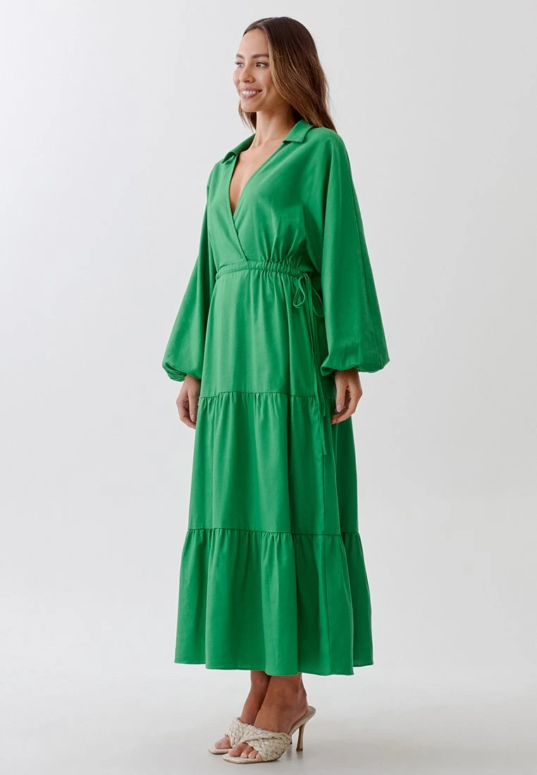 Tussah Ninah - Maxi-Jurk - Green 4 Tussah Ninah - Maxi-Jurk - Green - Afbeelding 4