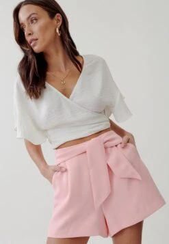 Tussah Ahlia - Shorts - Pale Pink -Tussah e0d693e055a54781b6432b8fc2686efd