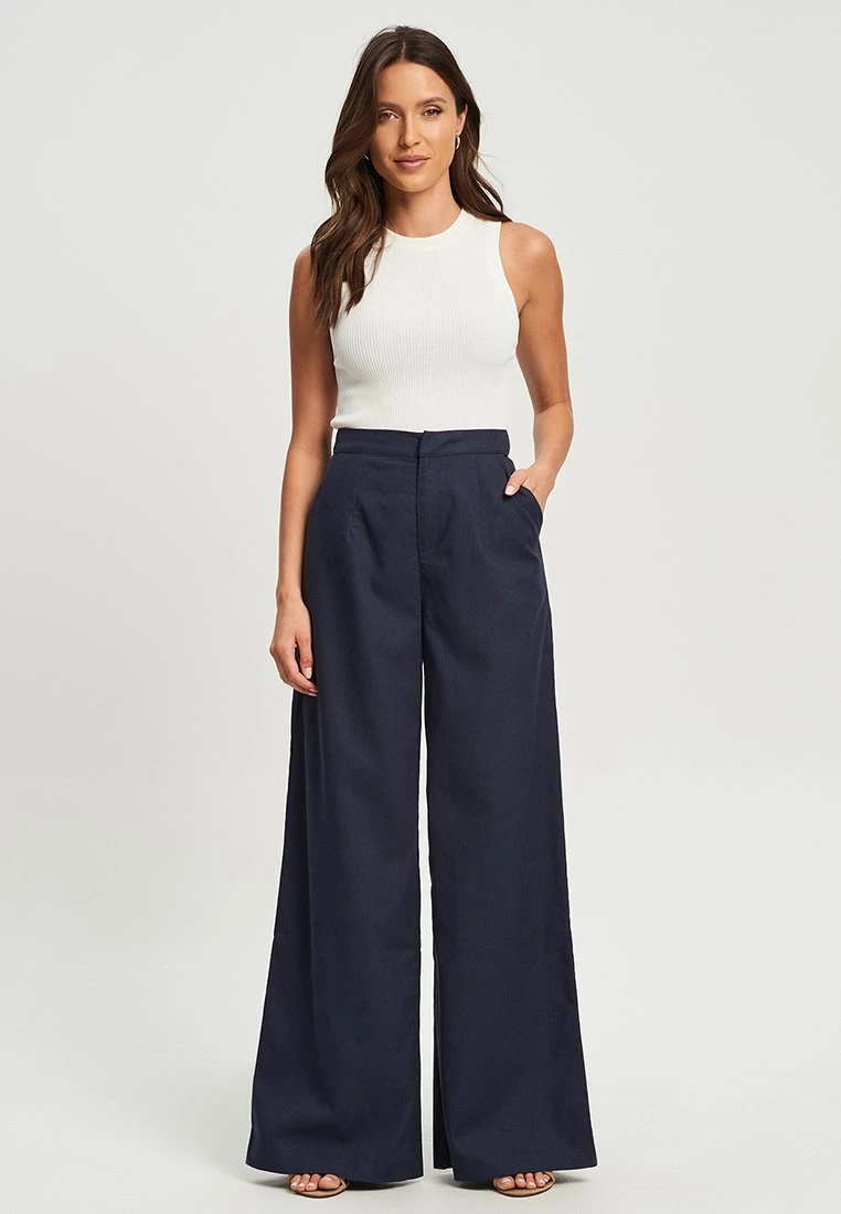 Tussah Julie - Broek - Navy Blue 2 Tussah Julie - Broek - Navy Blue - Afbeelding 2