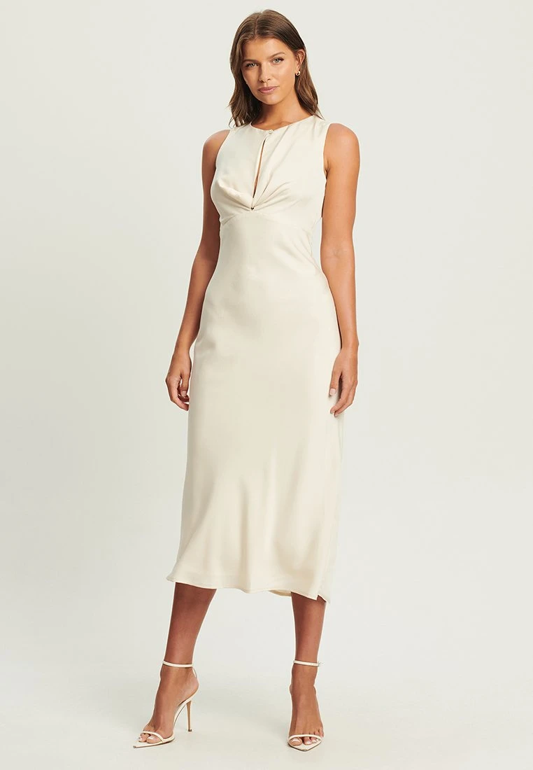 Tussah Summer- Etui-Jurk - Ivory 1 Tussah Summer- Etui-Jurk - Ivory