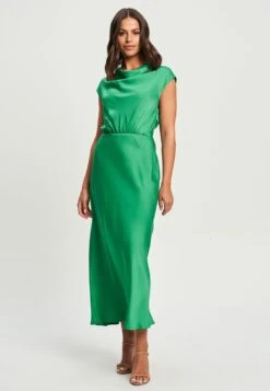 Tussah Santina- Jurk - Green