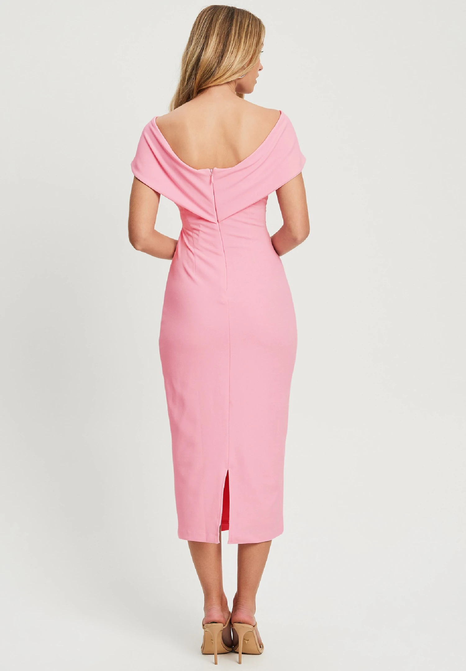 Tussah Yasmin - Etui-Jurk - Pale Pink 3 Tussah Yasmin - Etui-Jurk - Pale Pink - Afbeelding 3