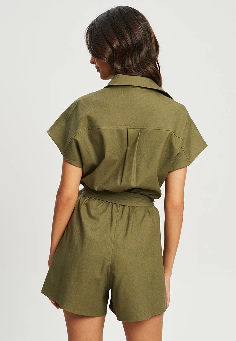 Tussah Lola Play - Jumpsuit - Khaki 4 Tussah Lola Play - Jumpsuit - Khaki - Afbeelding 4