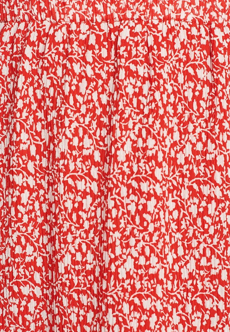 Tussah Indy - Maxi-Jurk - Plisse Floral Red 6 Tussah Indy - Maxi-Jurk - Plisse Floral Red - Afbeelding 6