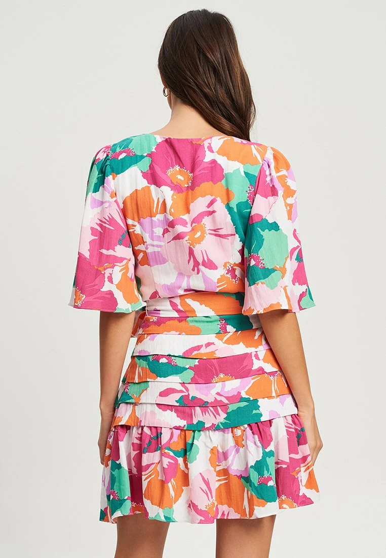 Tussah Lee - Jurk - Large Flora 3 Tussah Lee - Jurk - Large Flora - Afbeelding 3