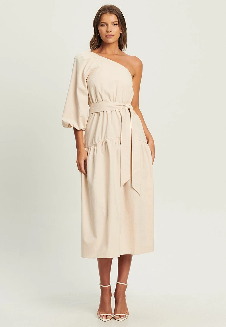 Tussah Janna - Jurk - Sand 2 Tussah Janna - Jurk - Sand - Afbeelding 2