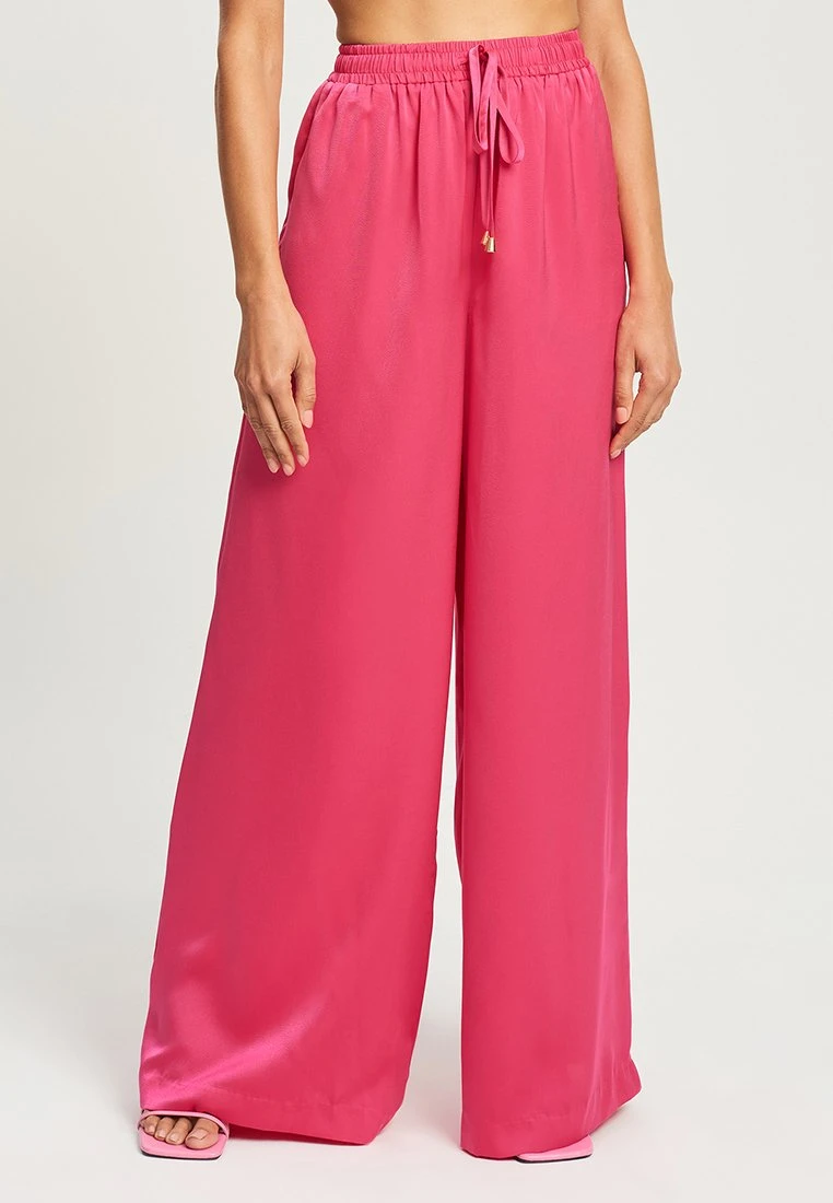 Tussah Vera - Broek - Hot Pink 1 Tussah Vera - Broek - Hot Pink