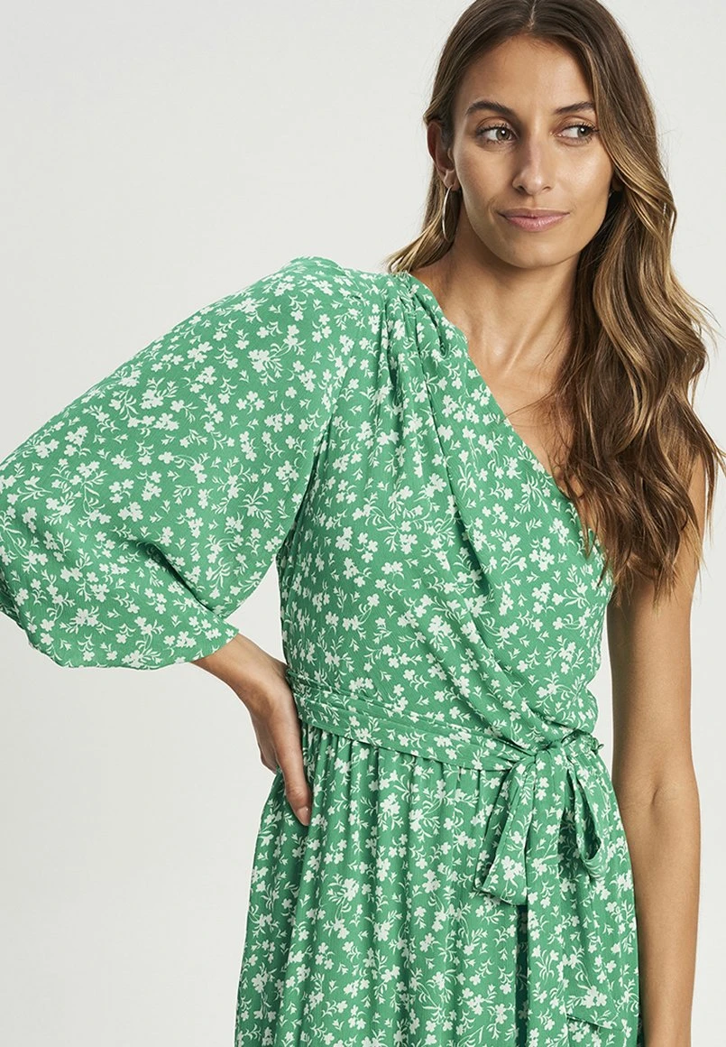 Tussah Joanna - Maxi-Jurk - Riley Floral Green 4 Tussah Joanna - Maxi-Jurk - Riley Floral Green - Afbeelding 4